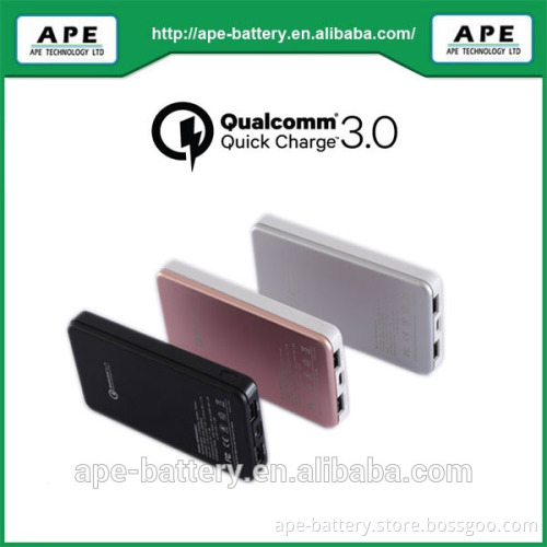 Quick charge 3.0/2.0 power bank 8000mAh